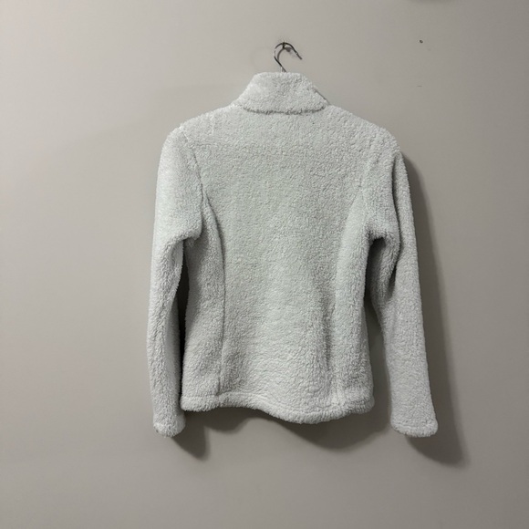 Patagonia Women’s Los Gatos 1/4 Zip Fuzzy White Fleece Pullover Sweatshirt - Picture 9 of 14